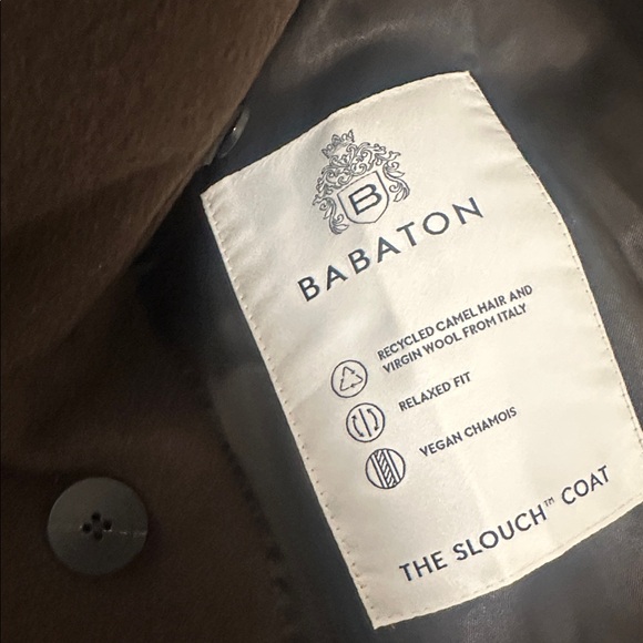 Brown Slouch Coat 2XS - Picture 3 of 3